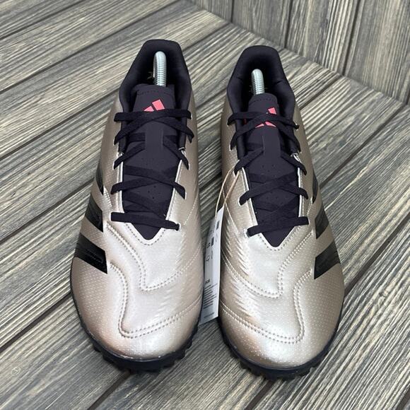 adidas Predator Club TF Soccer Futbol Cleats Boots Turf Metallic M11 W12 IF6398 - Picture 2 of 9